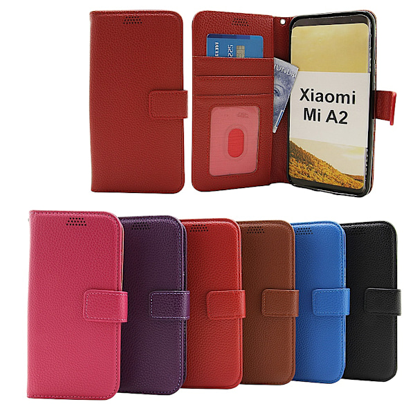 New Standcase Wallet Xiaomi Mi A2 Lila