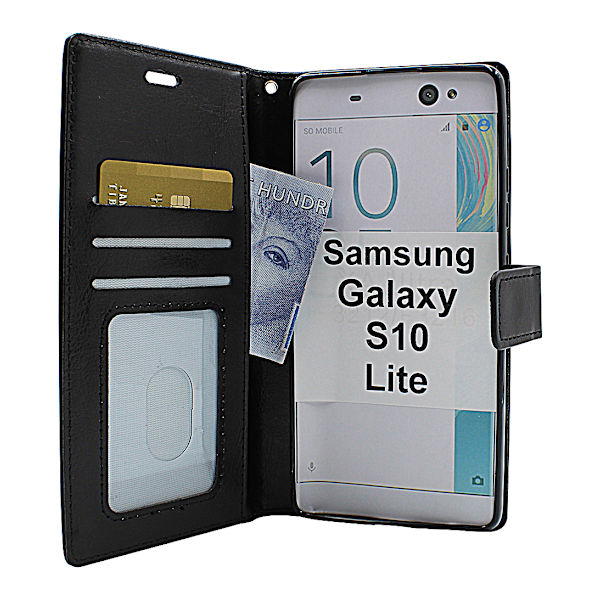 Crazy Horse Wallet Samsung Galaxy S10 Lite (G770F) Svart