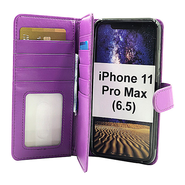 Skimblocker XL Magnet Wallet iPhone 11 Pro Max (6.5) Lila