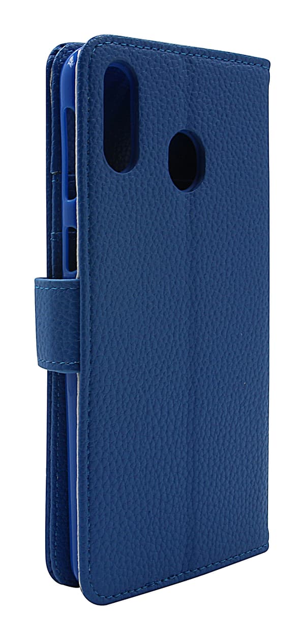 New Standcase Wallet Samsung Galaxy M20 (M205F) Blå