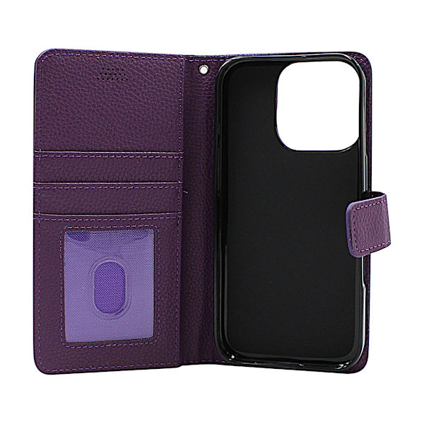New Standcase iPhone 16 Pro Plånboksfodral Ljusblå