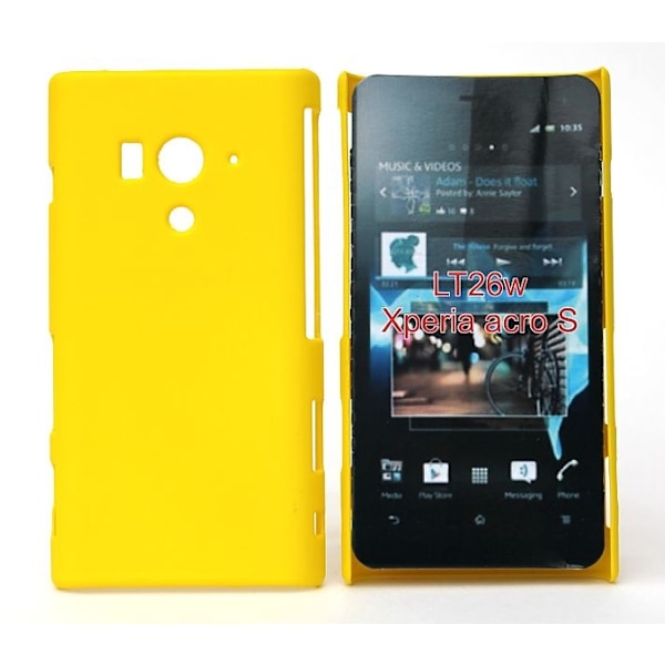 Hardcase skal Sony Xperia Acro S (LT26w) Gul