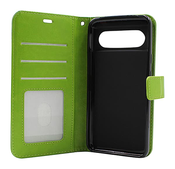 Crazy Horse Wallet Google Pixel 8 5G Svart