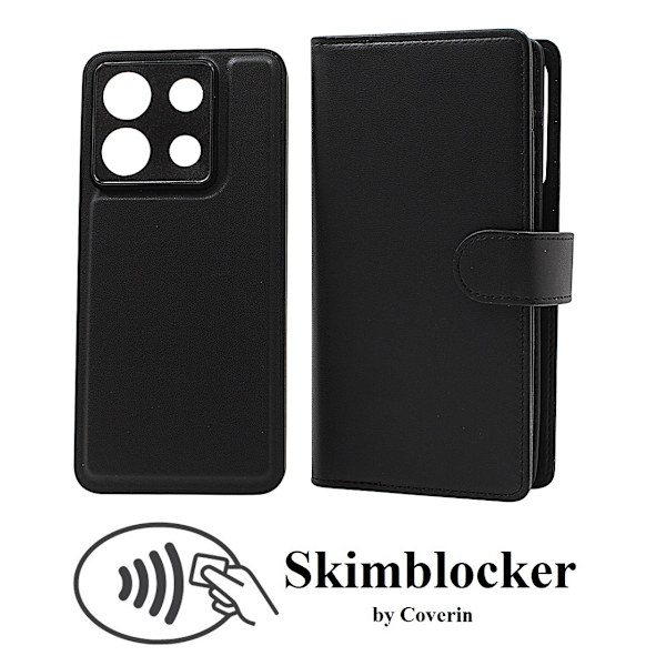 Skimblocker Redmi Note 13 Pro 5G XL Magnet Plånboksfodral
