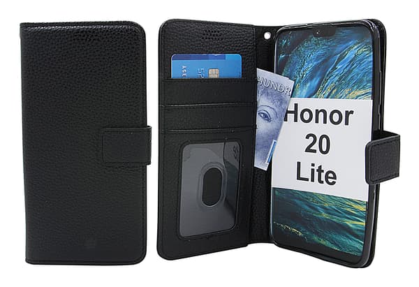 New Standcase Wallet Honor 20 Lite Svart
