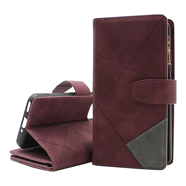 XL Standcase Lyxfodral Motorola Moto E22i Marinblå