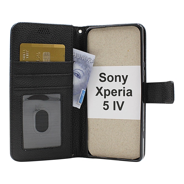 New Standcase Wallet Sony Xperia 5 IV (XQ-CQ54) 5G Brun