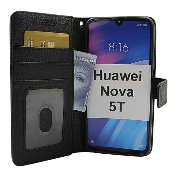 New Standcase Wallet Huawei Nova 5T Svart