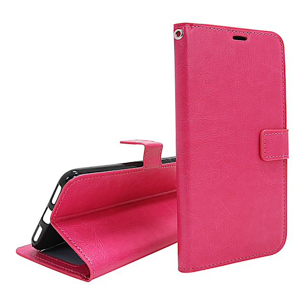 Crazy Horse Wallet LG K11 (LMX410) Hotpink
