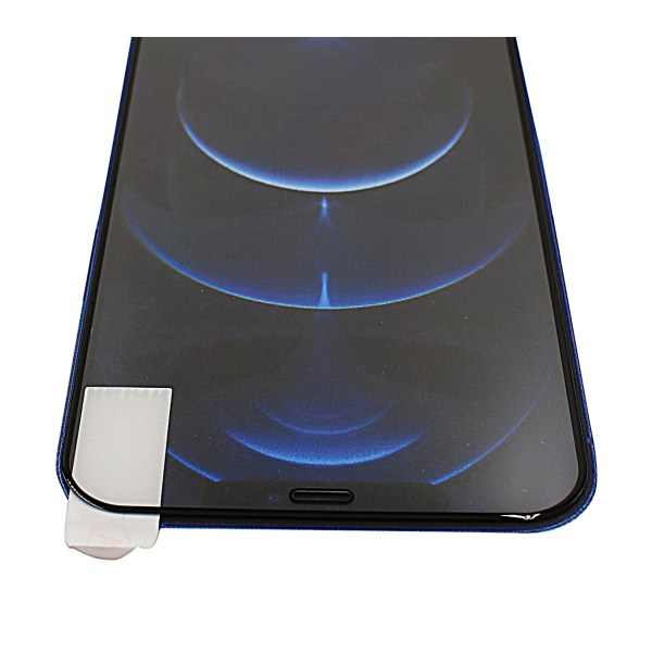 Full Frame Glas skydd iPhone 12 Pro Max (6.7) (Svart)