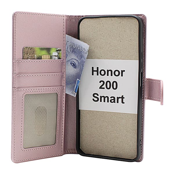 Skimblocker Honor 200 Smart 5G Plånboksfodral Brandy