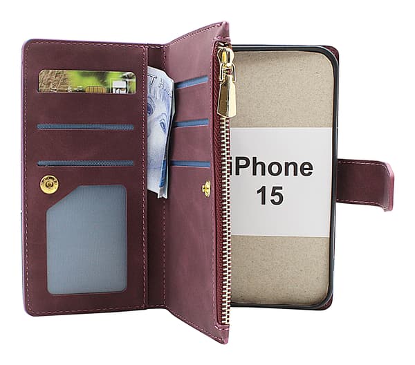 XL Standcase Lyxfodral iPhone 15 Lila