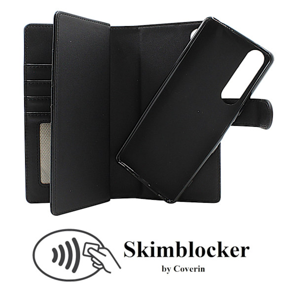 Skimblocker Sony Xperia 1 III XL Magnet Plånboksfodral