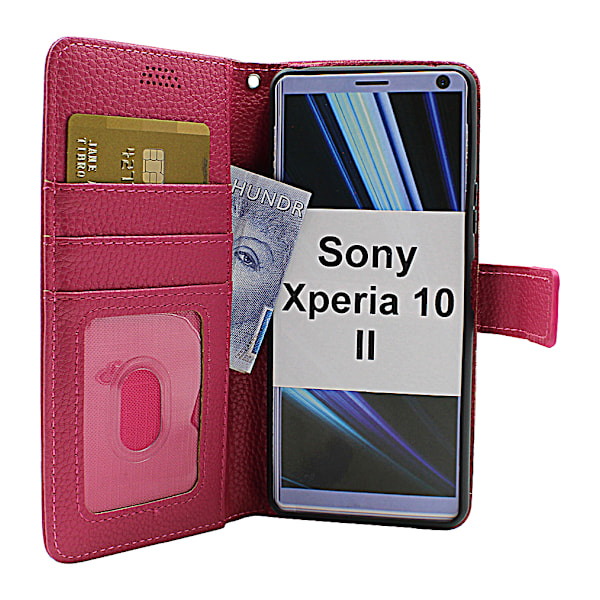 New Standcase Wallet Sony Xperia 10 II (XQ-AU51 / XQ-AU52) Hotpink