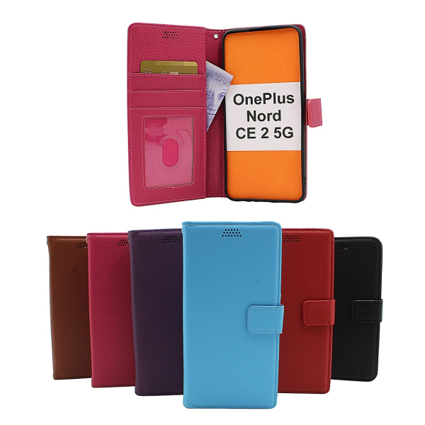 New Standcase Wallet OnePlus Nord CE 2 5G Hotpink