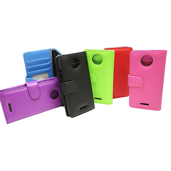 Plånboksfodral Moto C Plus Hotpink
