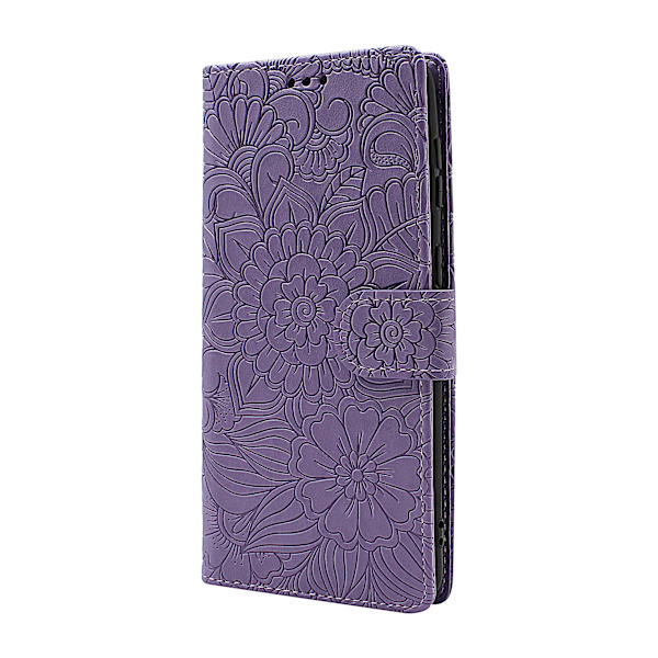 Flower Standcase Wallet Samsung Galaxy S21 Plus 5G (G996B) Svart