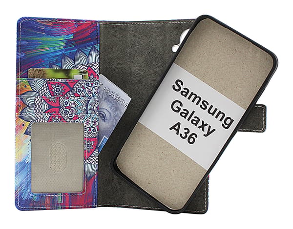 Skimblocker Samsung Galaxy A36 Magnet Plånboksfodral Design
