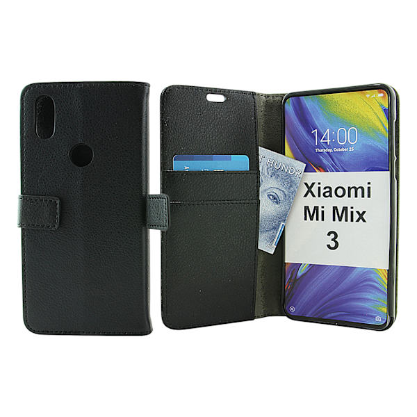 Standcase Wallet Xiaomi Mi Mix 3 Svart