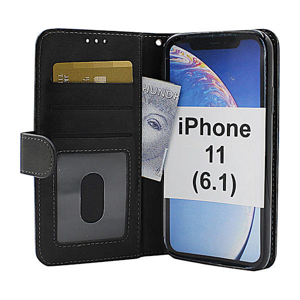 Zipper Standcase Wallet iPhone 11 (6.1) Brun