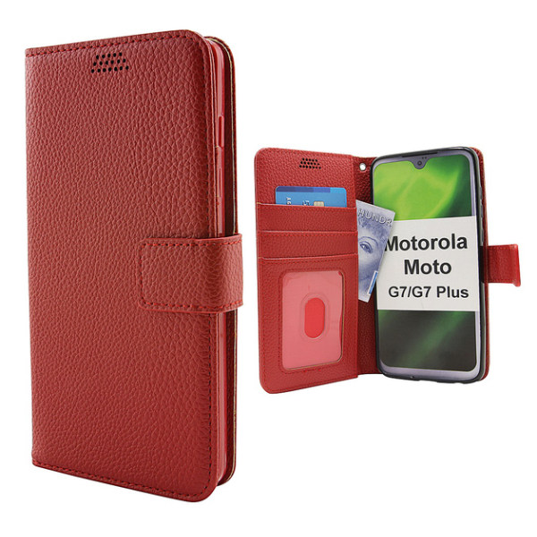 New Standcase Wallet Motorola Moto G7 / Moto G7 Plus Svart