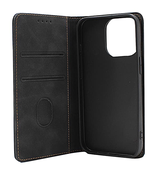 Fancy Standcase Wallet iPhone 13 Pro Svart