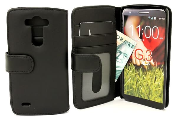 Plånboksfodral LG G3 (D855) Svart