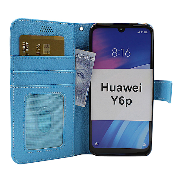 New Standcase Wallet Huawei Y6p (Svart) Svart