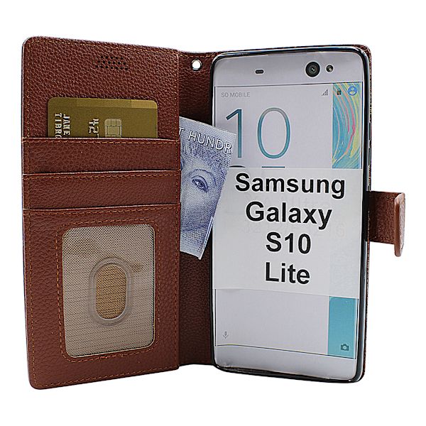 New Standcase Wallet Samsung Galaxy S10 Lite (G770F) Brun