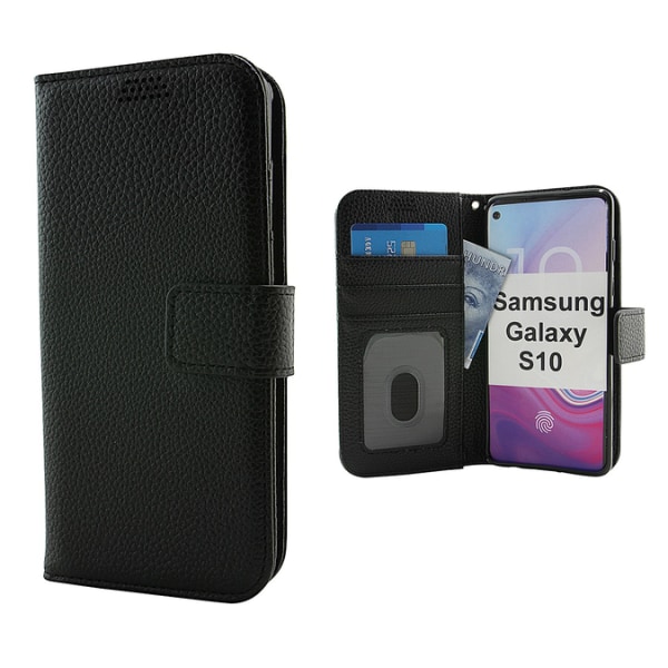 Standcase Wallet Samsung Galaxy S10 (G973F) Svart