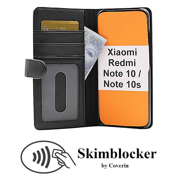 Skimblocker Plånboksfodral Xiaomi Redmi Note 10 / Note 10s