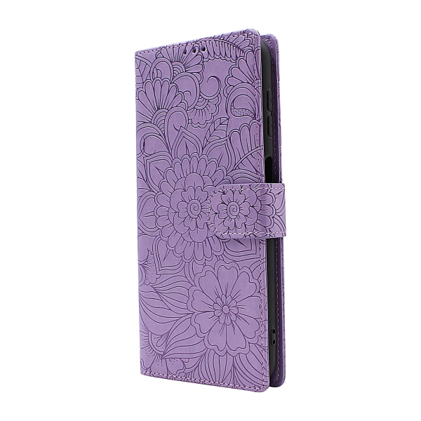 Flower Standcase Wallet Samsung Galaxy A04s (A047F/DS) Ljusrosa