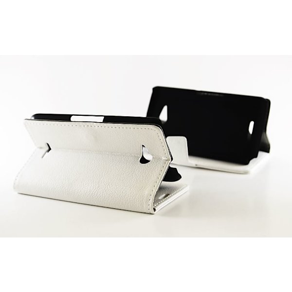 Standcase wallet Sony Xperia E4g (E2003) Vit