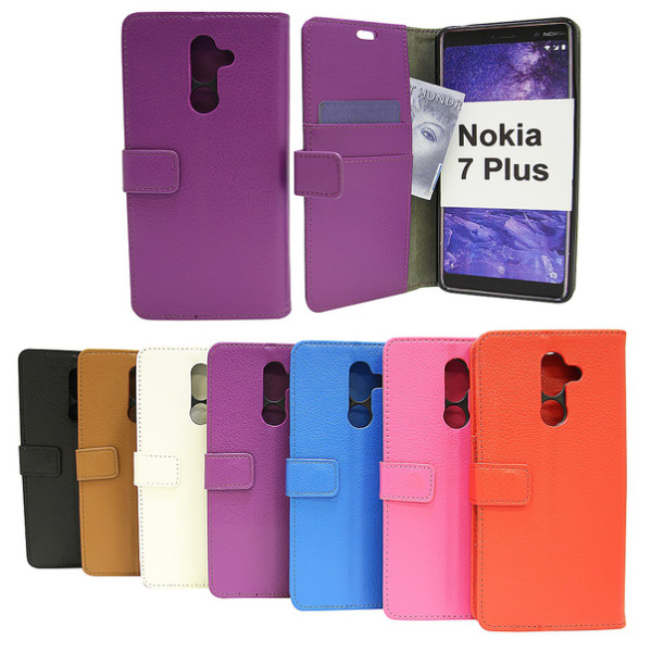Standcase Wallet Nokia 7 Plus Vit