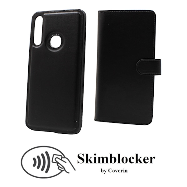 Skimblocker XL Magnet Wallet Huawei P Smart Z (Svart)