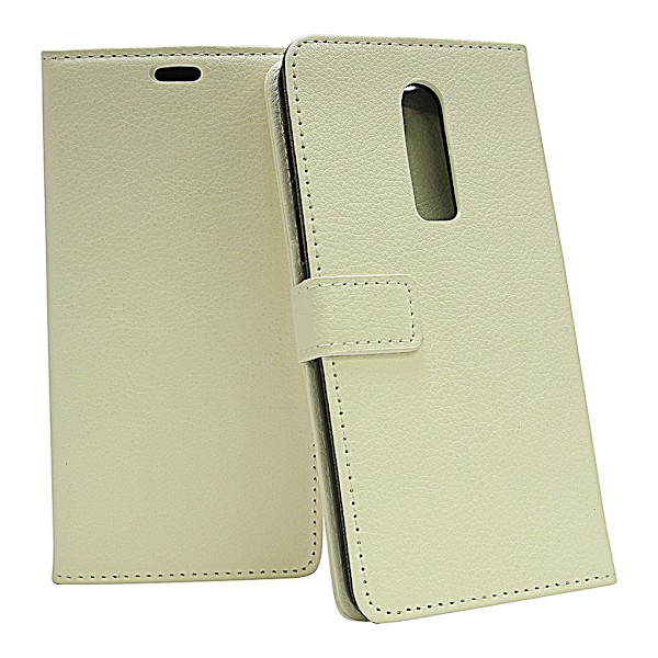 Standcase Wallet OnePlus 6 Vit