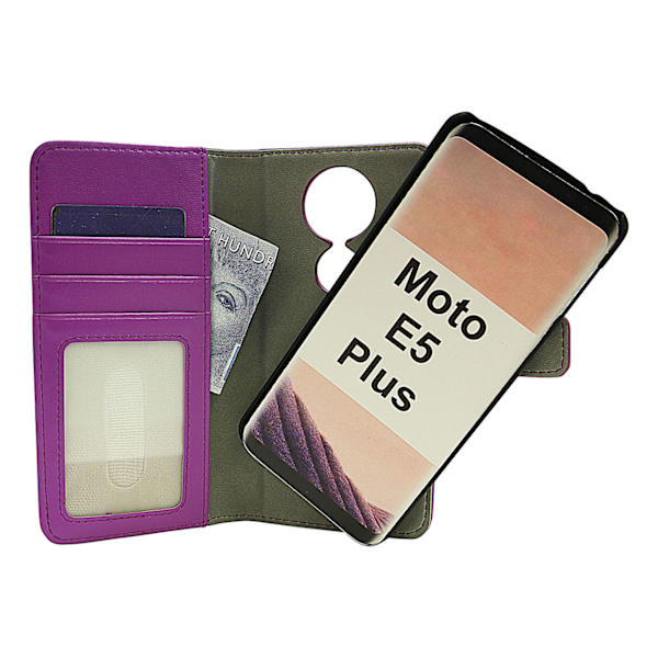 Skimblocker Magnet Wallet Motorola Moto E5 Plus Lila