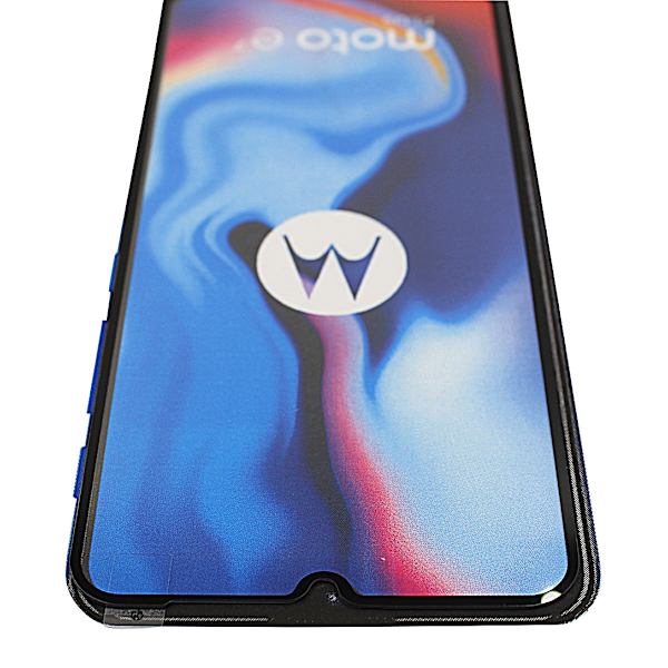 Full Frame Glas skydd Motorola Moto E7 Plus (Svart)