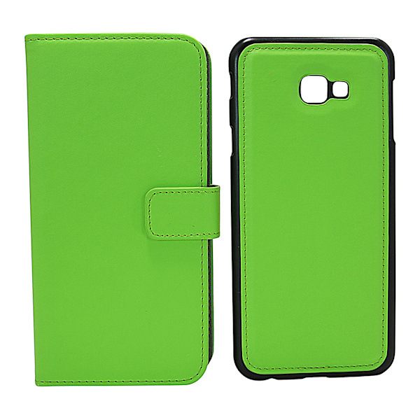 Skimblocker Magnet Wallet Samsung Galaxy J4 Plus (J415FN/DS) Grön