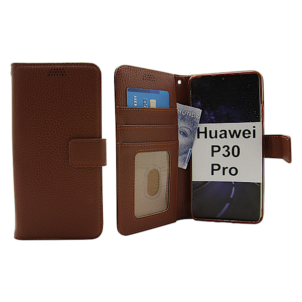 New Standcase Wallet Huawei P30 Pro Brun