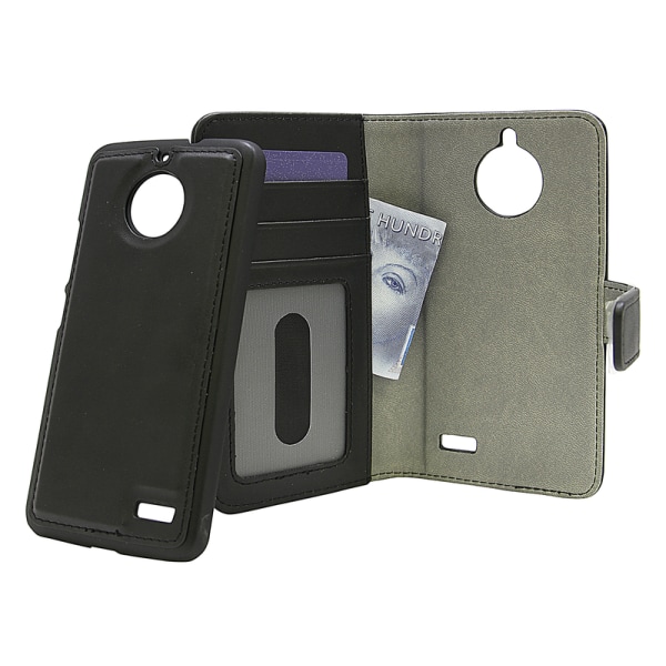 Magnet Wallet Moto E4 / Moto E (4th gen) (XT1762) Svart