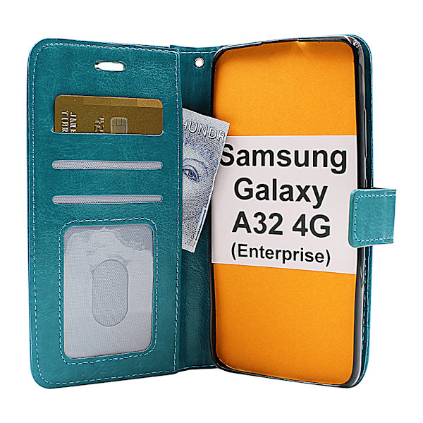 Crazy Horse Wallet Samsung Galaxy A32 4G (SM-A325F) Svart