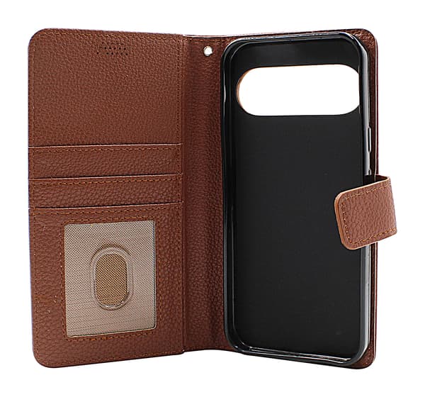 New Standcase Google Pixel 9 Pro 5G Plånboksfodral Röd