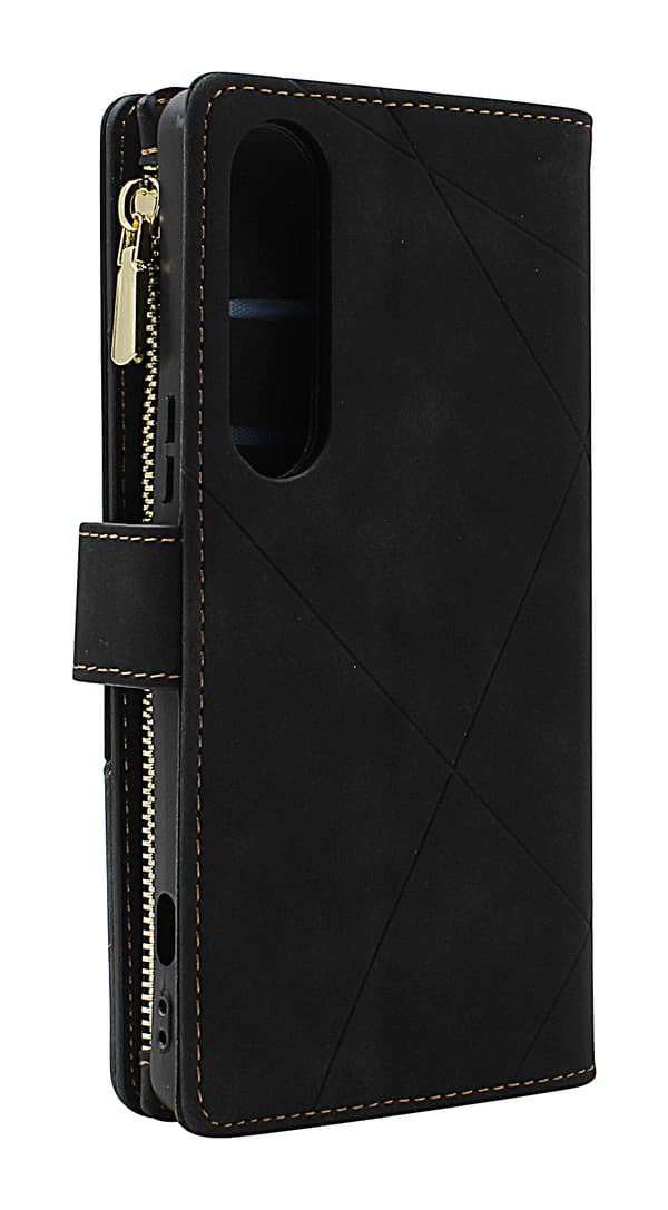 XL Sony Xperia 1 VII Lyx Plånboksfodral Brun