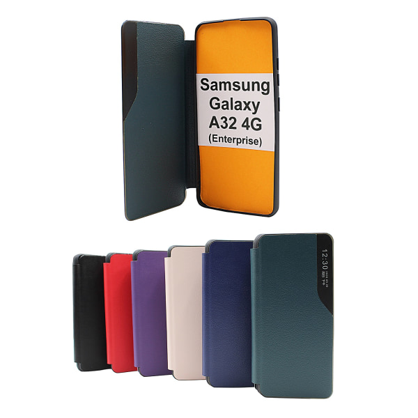 Smart Flip Cover Samsung Galaxy A32 4G (SM-A325F) Svart