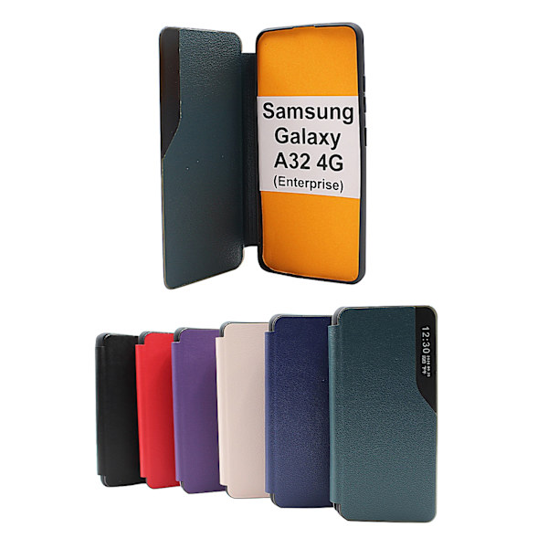 Smart Flip Cover Samsung Galaxy A32 4G (SM-A325F) Svart