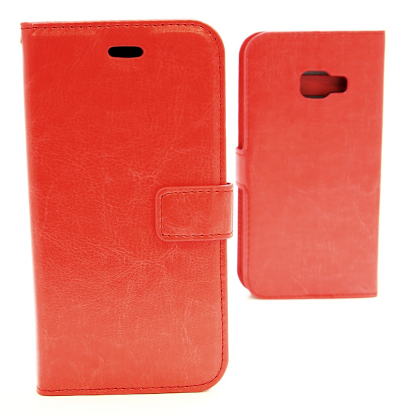 Crazy Horse Wallet Samsung Galaxy A3 2017 (A320F) Röd