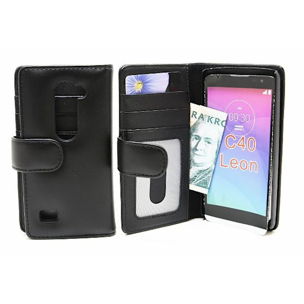 Plånboksfodral LG Leon H340N Svart