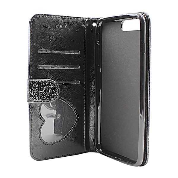 Standcase Glitter Wallet iPhone 7 Plus / 8 Plus Silver