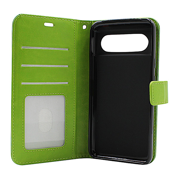 Crazy Horse Wallet Google Pixel 8 5G Grön